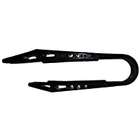 Banda de PVC negro paso cadena horquilla trineo deslizador cadena protección universal moto enduro cross motard trial